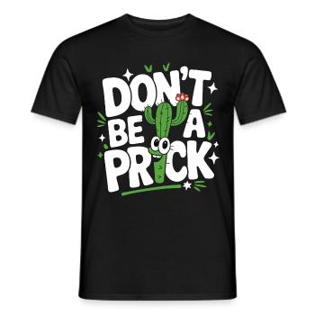 Cactus Cacti Desert Plant - Men's T-Shirt - black - Front - AI Model Male 178 light (178cm)