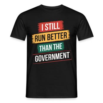 Amputation Behinderung - Männer T-Shirt - Schwarz - Vorne - AI Model Male 178 light (178cm)