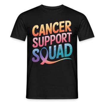 Krebsbewusstseins Krankhei Krebs Brustkrebs - Männer T-Shirt - Schwarz - Vorne - AI Model Male 178 light (178cm)