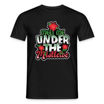 Gui noël jésus joyeux - T-shirt homme - noir - Devant - AI Model Male 178 light (178cm)