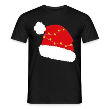 Casquette de Nicolas - T-shirt homme - noir - Devant - AI Model Male 178 light (178cm)