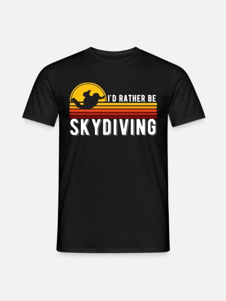 parachutist - Men's T-Shirt - black