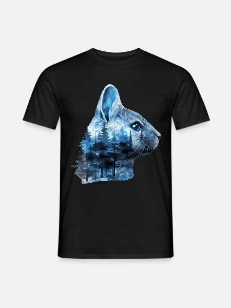Chinchilla - Männer T-Shirt - Schwarz