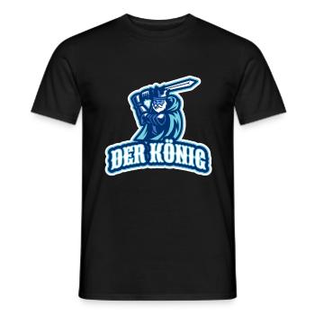 King - the real (wonderful gift) - Men's T-Shirt - black - Front - AI Model Male 178 light (178cm)