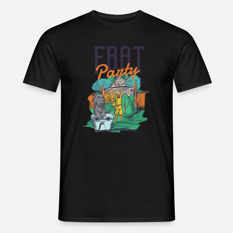 Frat Party - Soirée étudiante - T-shirt homme - noir