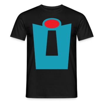 Vintage Mr. Incredible - Men's T-Shirt - black - Front - AI Model Male 178 light (178cm)