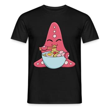 Seestern - Männer T-Shirt - Schwarz - Vorne - AI Model Male 178 light (178cm)