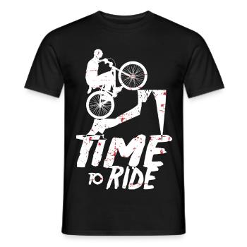 Vététistes - T-shirt homme - noir - Devant - AI Model Male 178 light (178cm)
