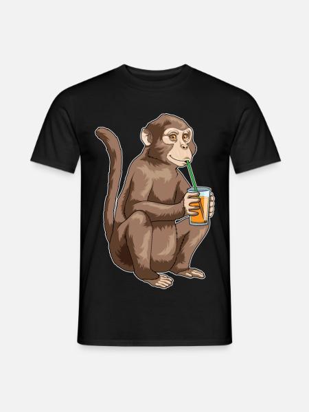 Monkey Juice - Men's T-Shirt - black
