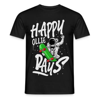 Skateboard Skate Skater - T-shirt homme - noir - Devant - AI Model Male 178 light (178cm)