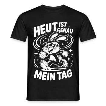 Today is exactly my day - Men's T-Shirt - black - Front - AI Model Male 178 light (178cm)
