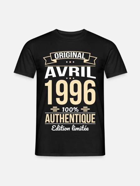 30th Anniversary - Original - April 1996 - Men's T-Shirt - black