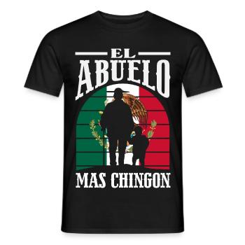 Mexiko Stolz & Heimat Mexikaner Mexico Flagge - Männer T-Shirt - Schwarz - Vorne - AI Model Male 178 light (178cm)