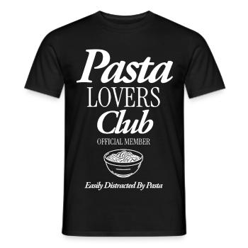 Club des Amateurs de Pâtes - T-shirt homme - noir - Devant - AI Model Male 178 light (178cm)