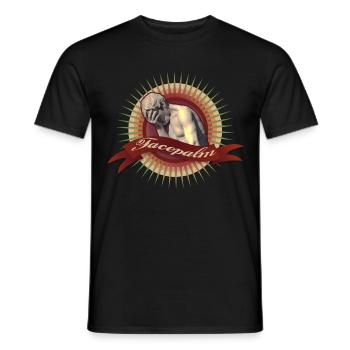 facepalm - Men's T-Shirt - black - Front - AI Model Male 178 light (178cm)