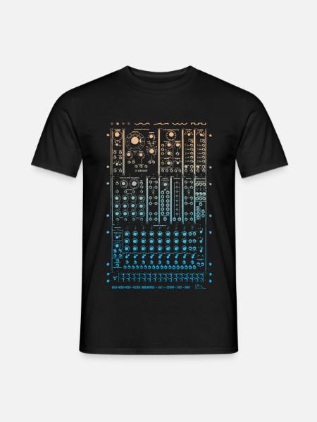 Modular Synth - Men's T-Shirt - black