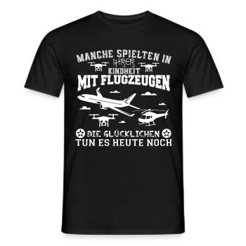Modellbauer - Männer T-Shirt - Schwarz - Vorne - AI Model Male 178 light (178cm)