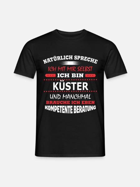 KÜSTER - Männer T-Shirt - Schwarz