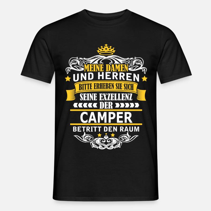 CAMPER - Männer T-Shirt - Schwarz