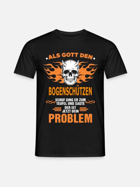 BOGENSCHÜTZEN - Männer T-Shirt - Schwarz