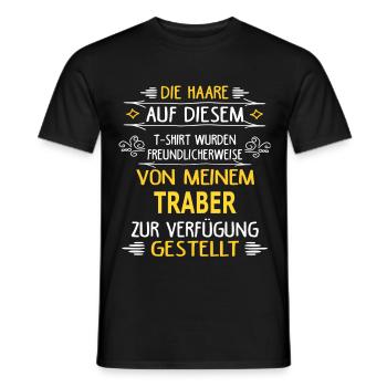 TRABER - Männer T-Shirt - Schwarz - Vorne - AI Model Male 178 light (178cm)