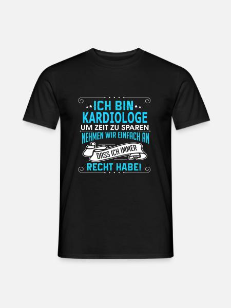 KARDIOLOGE - Männer T-Shirt - Schwarz