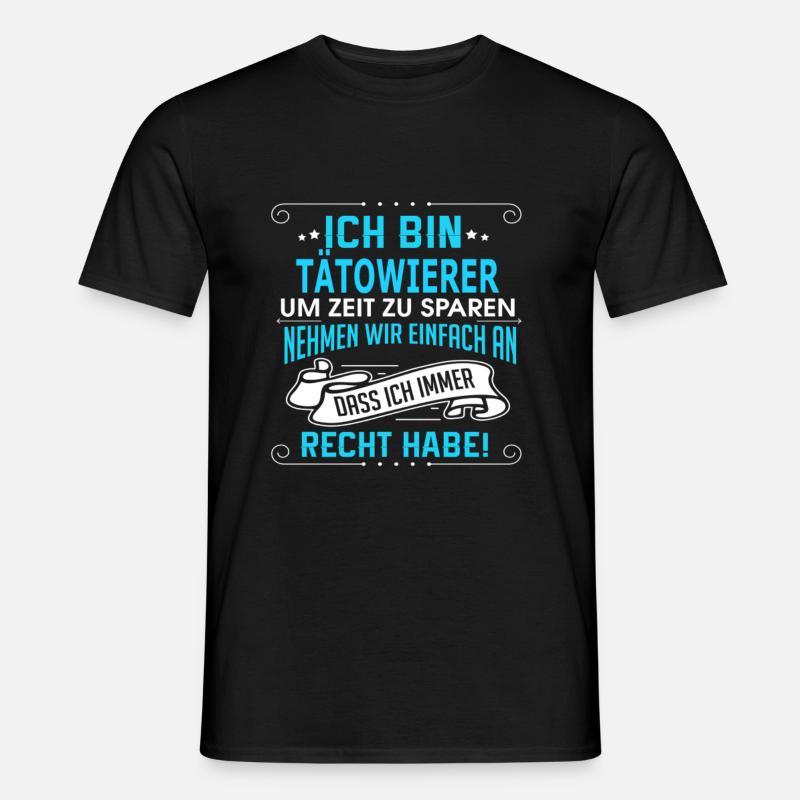 TÄTOWIERER - Männer T-Shirt - Schwarz