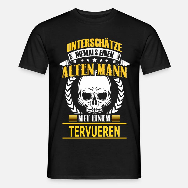 TERVUEREN - Männer T-Shirt - Schwarz