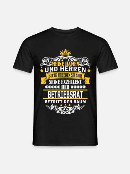 BETRIEBSRAT - Männer T-Shirt - Schwarz