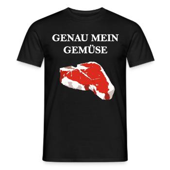 Genau mein Gemüse 3 - Männer T-Shirt - Schwarz - Vorne - AI Model Male 178 light (178cm)