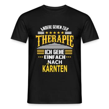 NACH_KÄRNTEN - Männer T-Shirt - Schwarz - Vorne - AI Model Male 178 light (178cm)