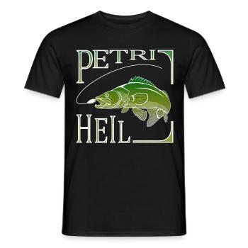 Petri Heil 5 - T-shirt homme - noir - Devant - AI Model Male 178 light (178cm)