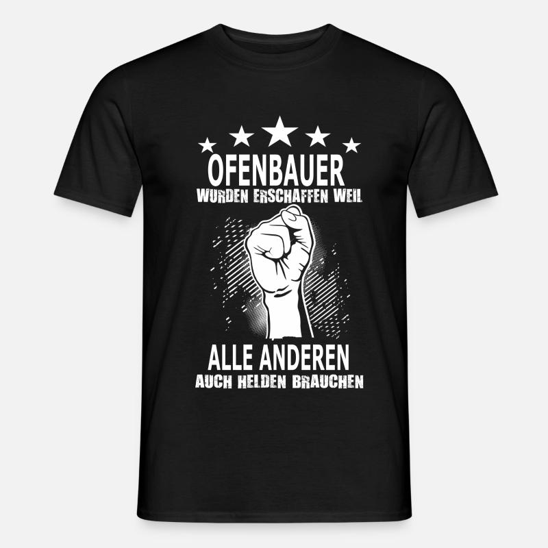 OFENBAUER - Männer T-Shirt - Schwarz