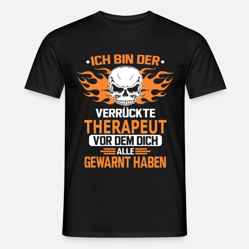 THERAPEUT - Männer T-Shirt - Schwarz