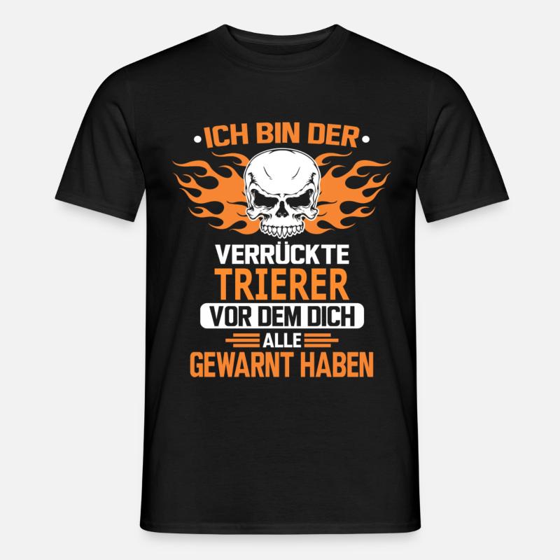 TRIERER - Männer T-Shirt - Schwarz