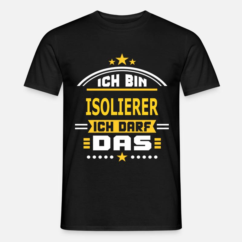 ISOLIERER - Männer T-Shirt - Schwarz