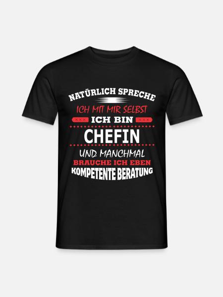 CHEFIN - Männer T-Shirt - Schwarz