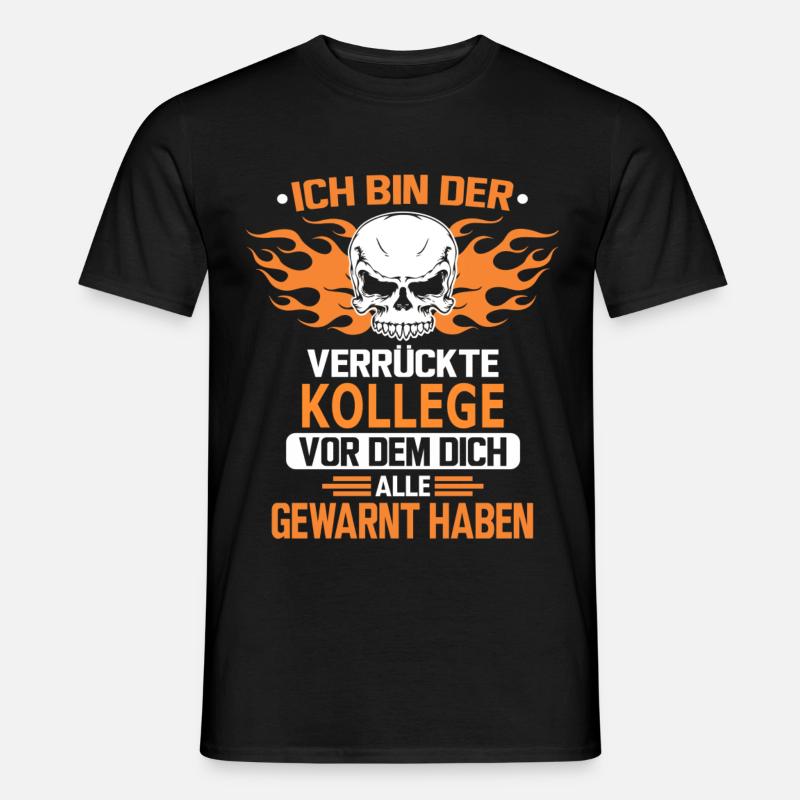 KOLLEGE - Männer T-Shirt - Schwarz
