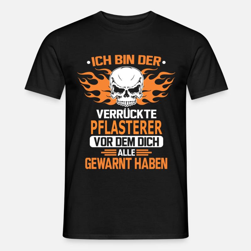 PFLASTERER - Männer T-Shirt - Schwarz