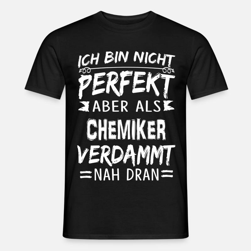 CHEMIKER - Männer T-Shirt - Schwarz