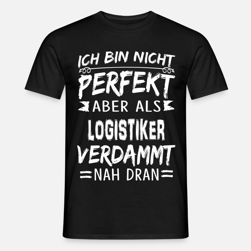 LOGISTIKER - Männer T-Shirt - Schwarz