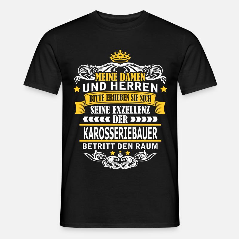 KAROSSERIEBAUER - Männer T-Shirt - Schwarz
