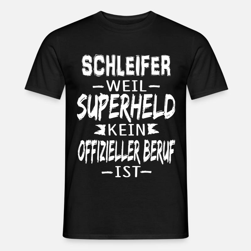 SCHLEIFER - Männer T-Shirt - Schwarz