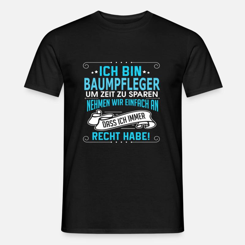 BAUMPFLEGER - Männer T-Shirt - Schwarz