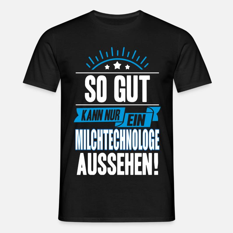 MILCHTECHNOLOGE - Männer T-Shirt - Schwarz