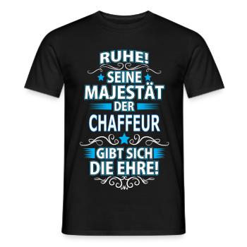 CHAFFEUR - Männer T-Shirt - Schwarz - Vorne - AI Model Male 178 light (178cm)