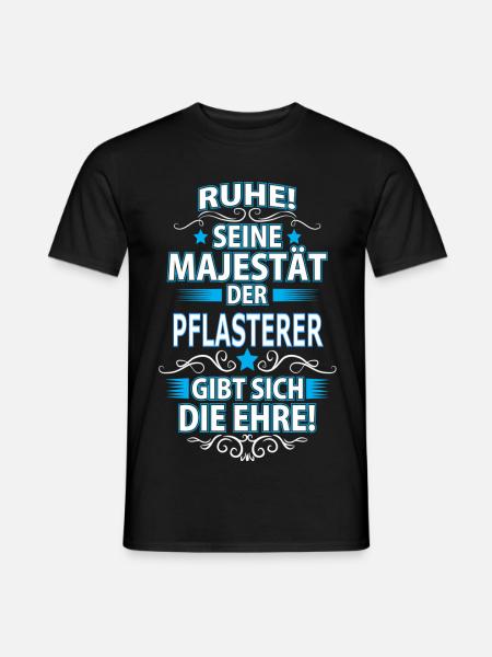 PFLASTERER - Männer T-Shirt - Schwarz