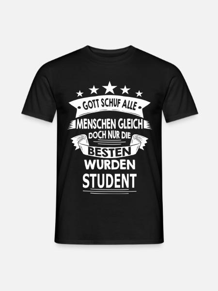 STUDENT - Männer T-Shirt - Schwarz