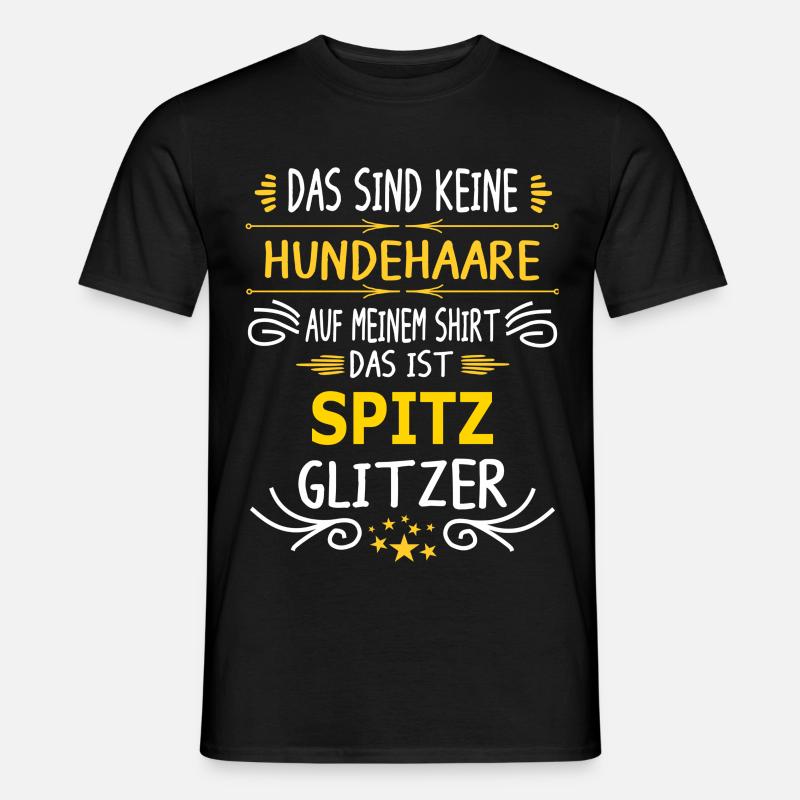 SPITZ - Männer T-Shirt - Schwarz