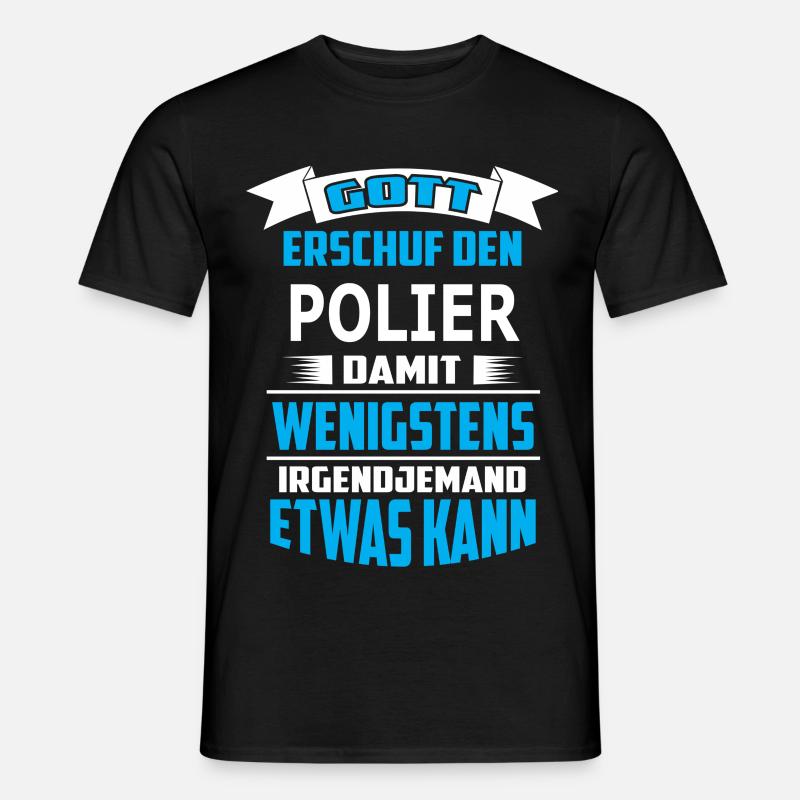 POLIER - Männer T-Shirt - Schwarz